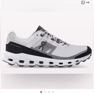 ON Cloudvista 1 Waterproof sneakers in Glacier Black, Size 8.5